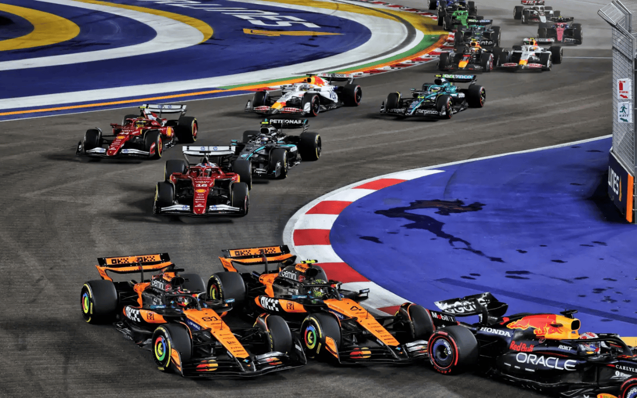 雷诺车队轻取迈凯伦，皮亚斯特里统治全场