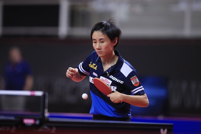 奥地利乒乓球队轻取英国乒乓球队，王皓制霸全场